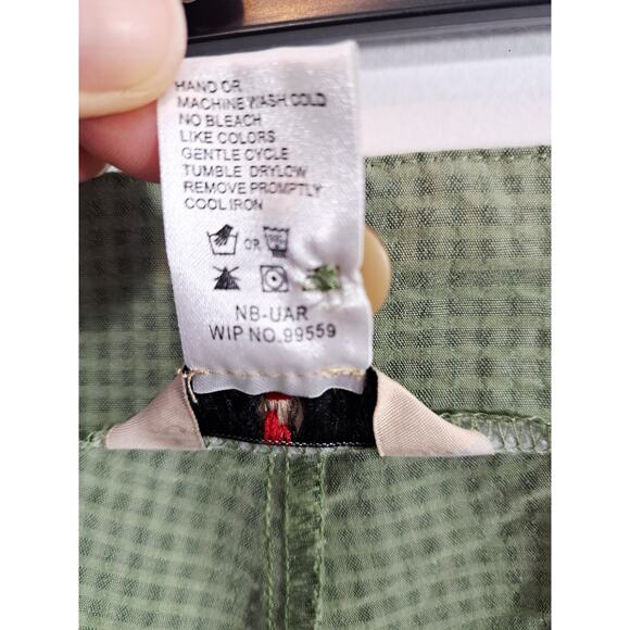 Woolrich Women's Green Check Print Capri Length Pants In Size 8 - Picture 4 of 4